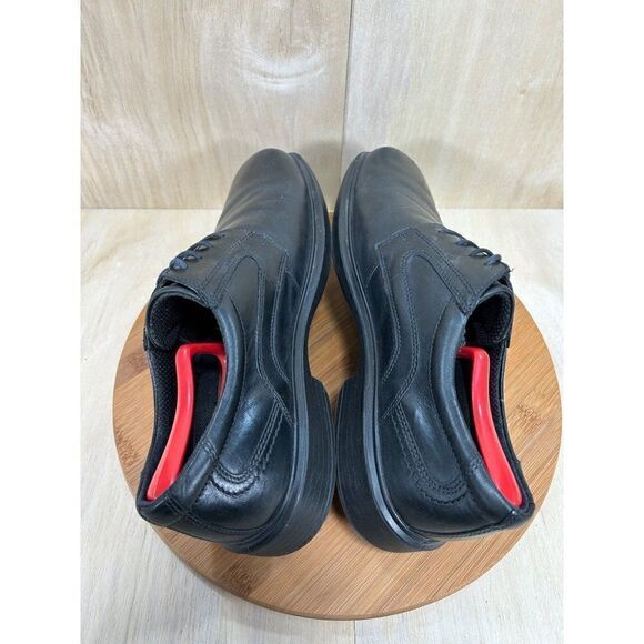 Ecco Helsinki Black Leather Dress Shoes Mens Size 44 US 10/10.5 - Picture 6 of 8